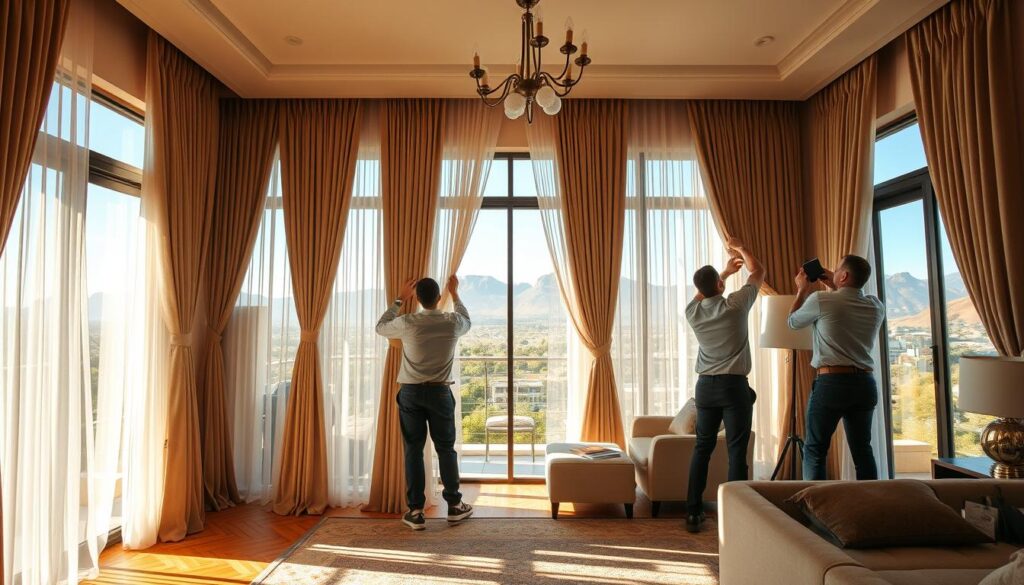 Curtain Installation